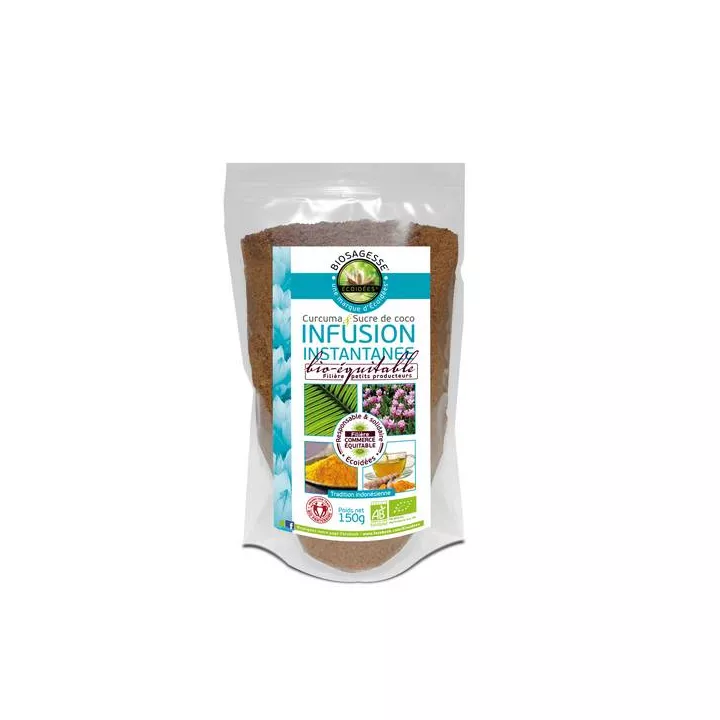 Ecoidées Infusion Curcuma / Sucre de Coco 150 g