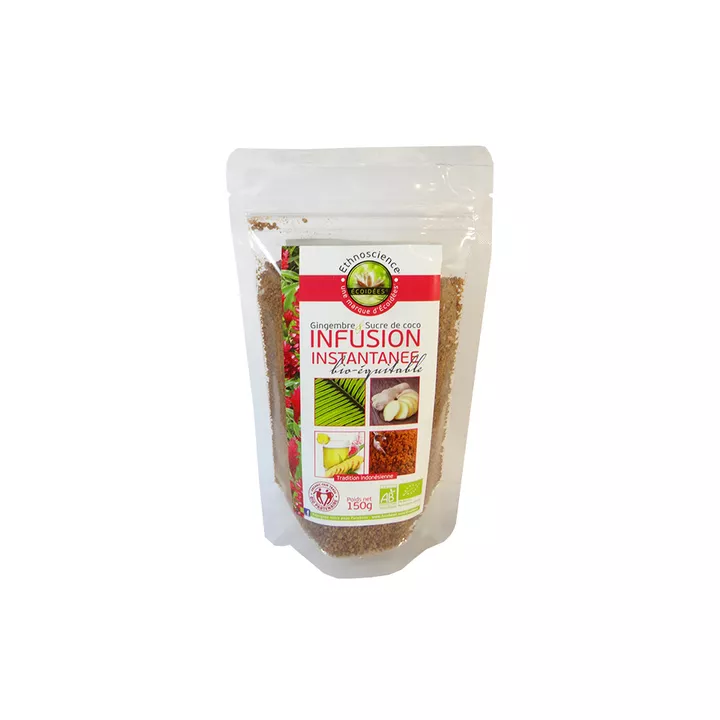 Ecoidées Infusión Jengibre / Azúcar de Coco 150 g