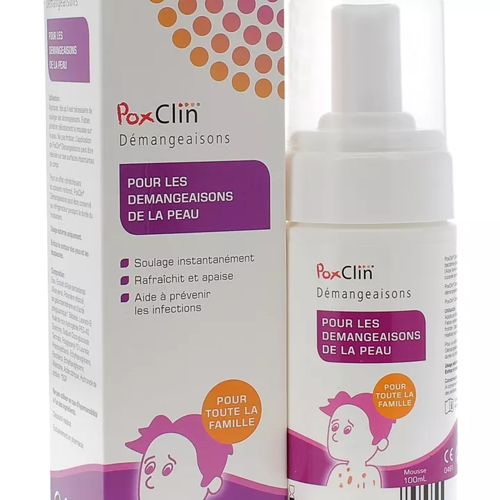 POXCLIN Cutaneous itch mousse 100ml