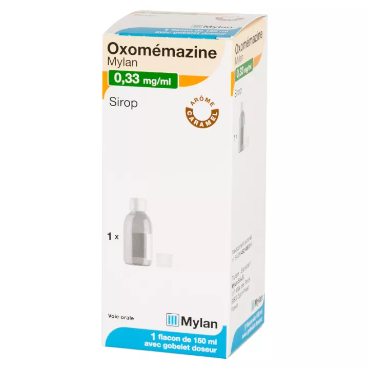Mylan Viatris oxomemazina 0,33 mg 150 ml