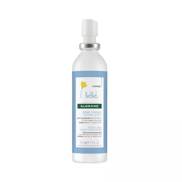 Klorane bébé Erytéal Spray Réparateur Change 75 ml 