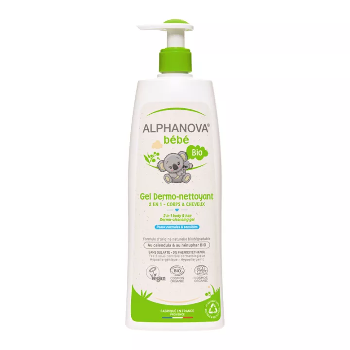 Alphanova Bébé Bio Dermo Nettoyant Cheveux & Corps