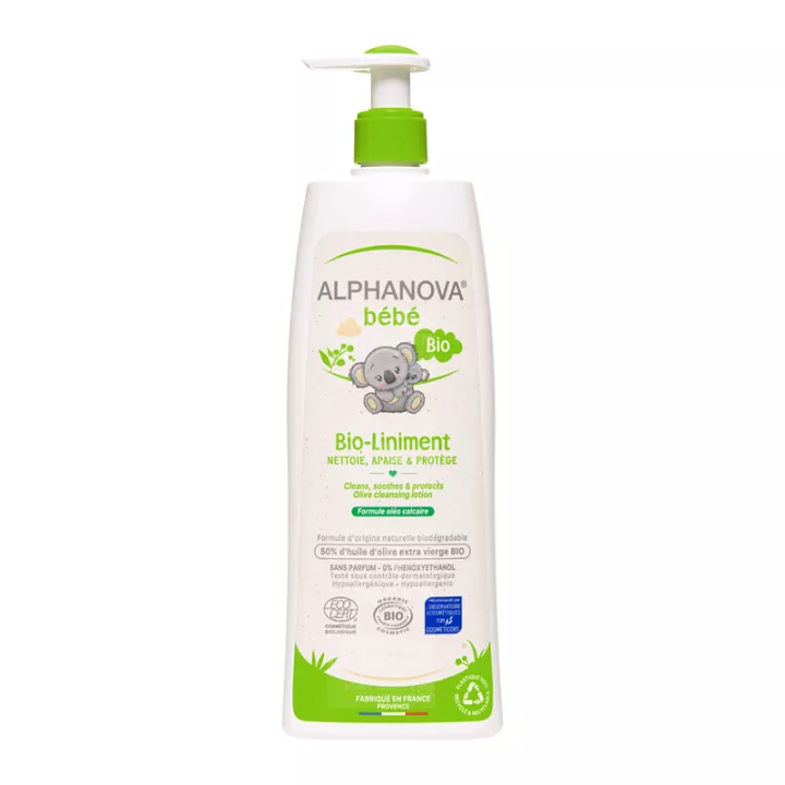 Alphanova Bébé Bio Liniment Oléo-Calcaire 500 ml