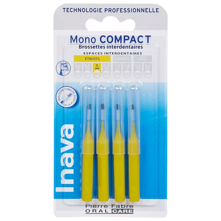 Inava Mono Compact interdentale borstels 1 mm