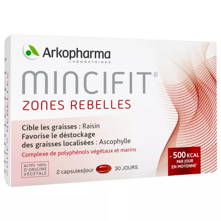 Arkopharma Slimfit Zonas Testarudas 60 cápsulas