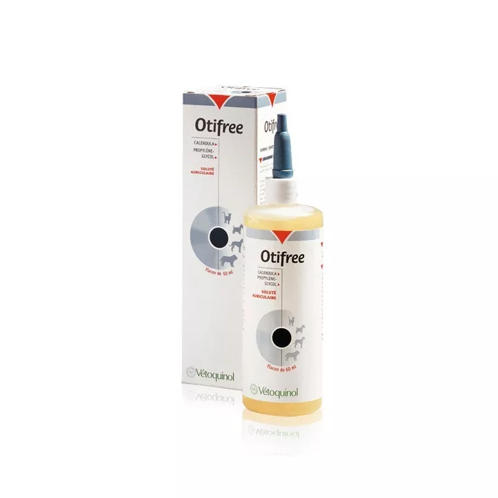 Otifree Solution Auriculaire chien chat 60 ml  