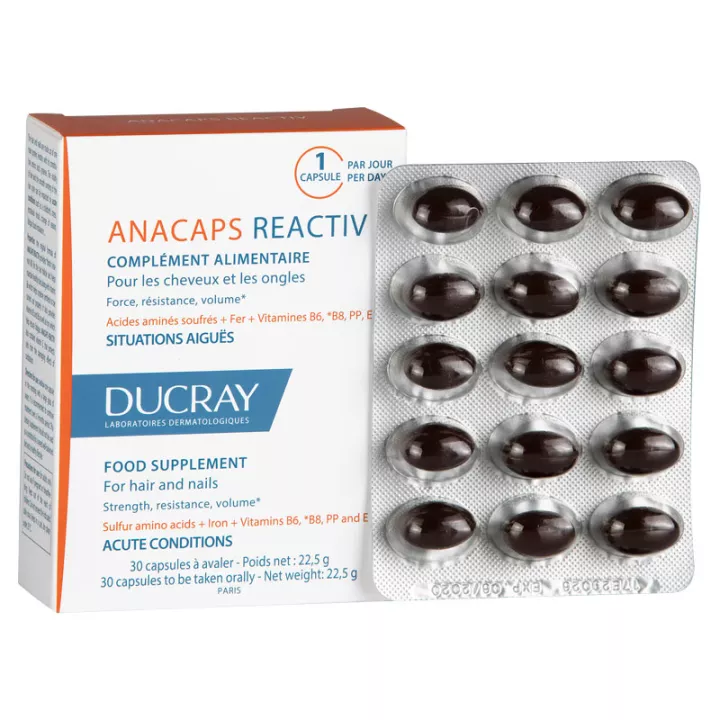 Ducray Anacaps Reactiv 30 capsules