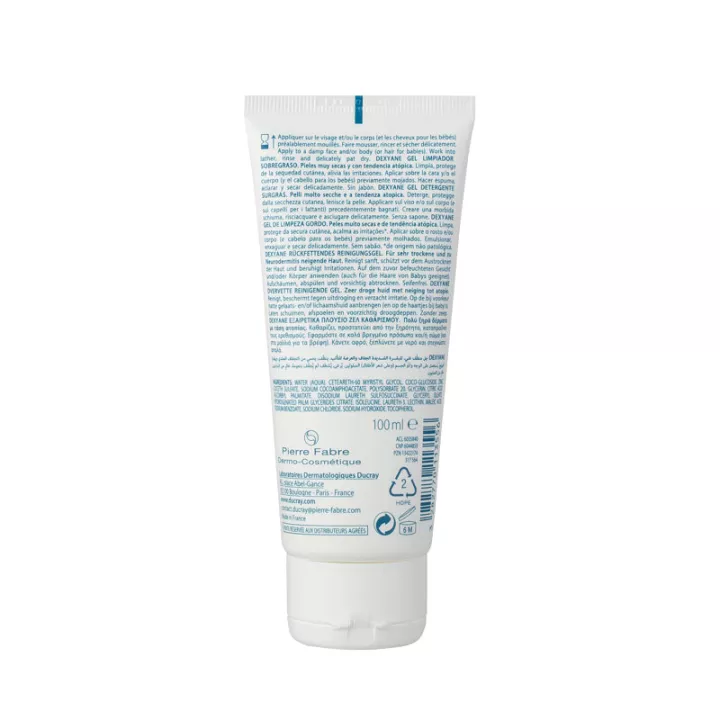 DEXYANE DUCRAY surgras 100ml Gel de limpeza