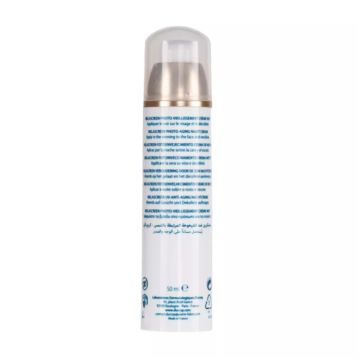 Melascreen Crema Notte Fotoinvecchiamento Ducray 50 ml