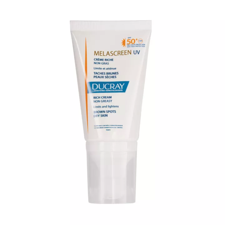 Melascreen UV Spf50 + Rich Cream Ducray 40ml