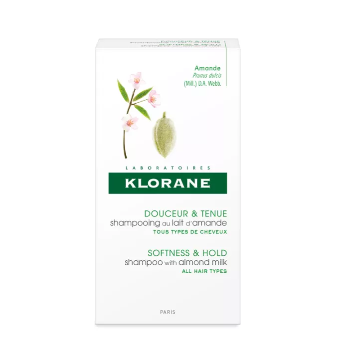 Champú para dar volumen Klorane en Almond Milk botella 200ML