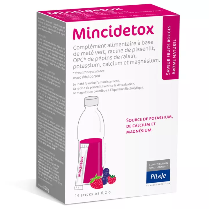 PILEJE MINCIDETOX AMINCISSEMENT-DETOXIFICATION 14 STICKS