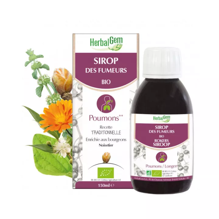 SIROP DES FUMEURS BIO HERBALGEM 150ML