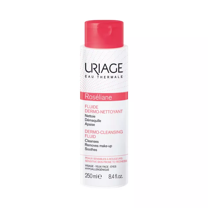 Uriage roseliane fluid dermo cleanser 250 ml