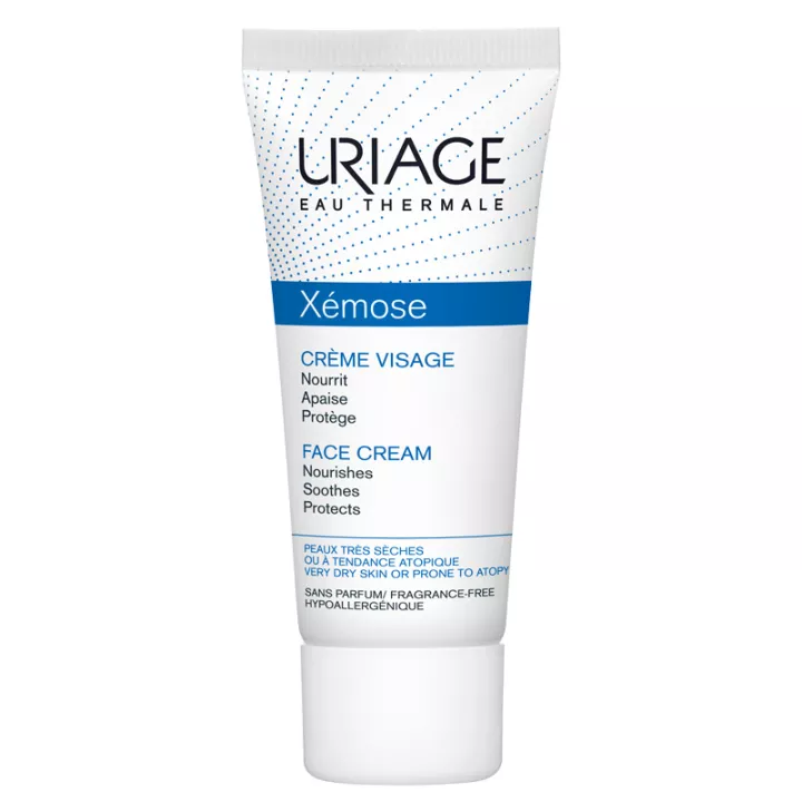 Uriage xemose creme para o rosto nutrir peles atópicas 40 ml