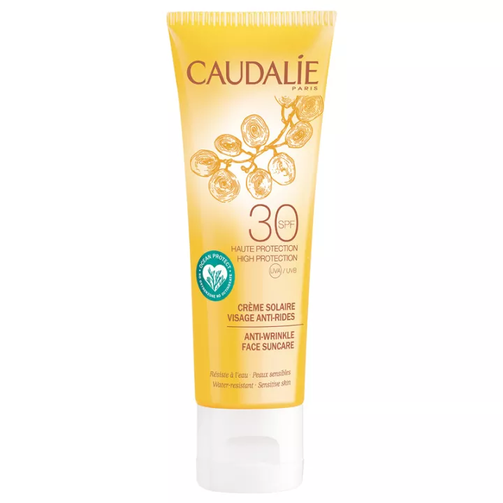 Caudalie sunscreen anti-wrinkle face SPF30