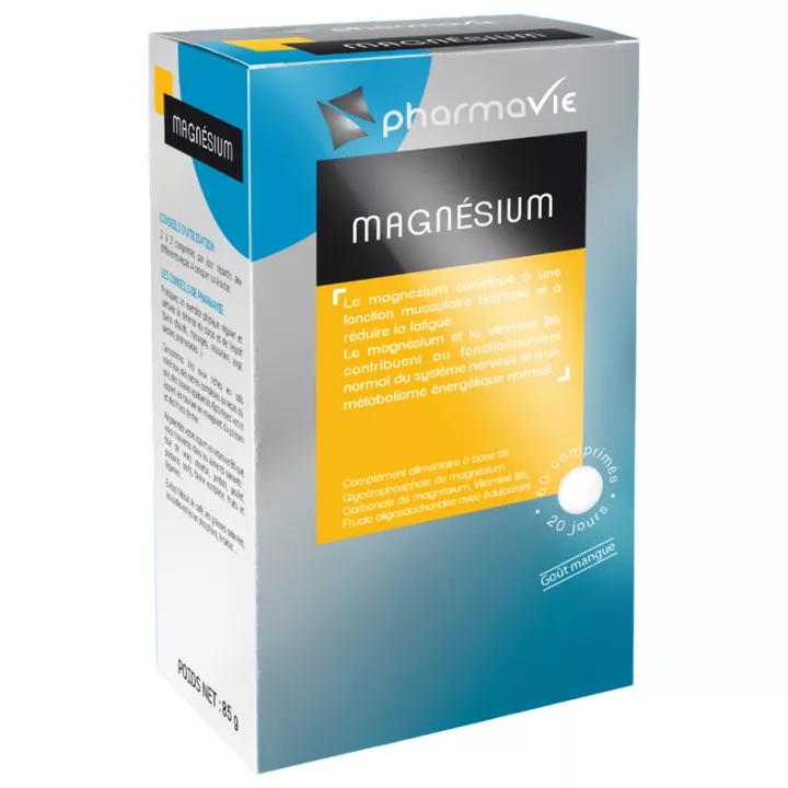 PHARMAVIE kaubare Magnesium 60 Tabletten