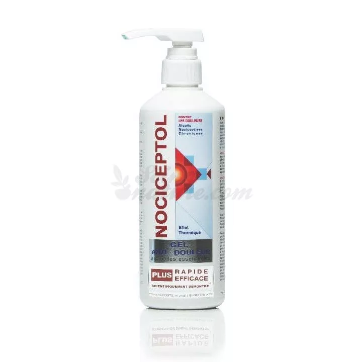 NOCICEPTOL 500ml flacon pompe GEL ANTI-DOULEUR AUX HUILES ESSENTIELLES