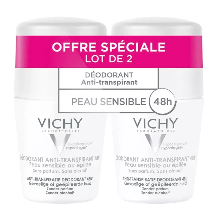 Vichy anti deodorante traspirante Roll on 50ml sensibile pelle