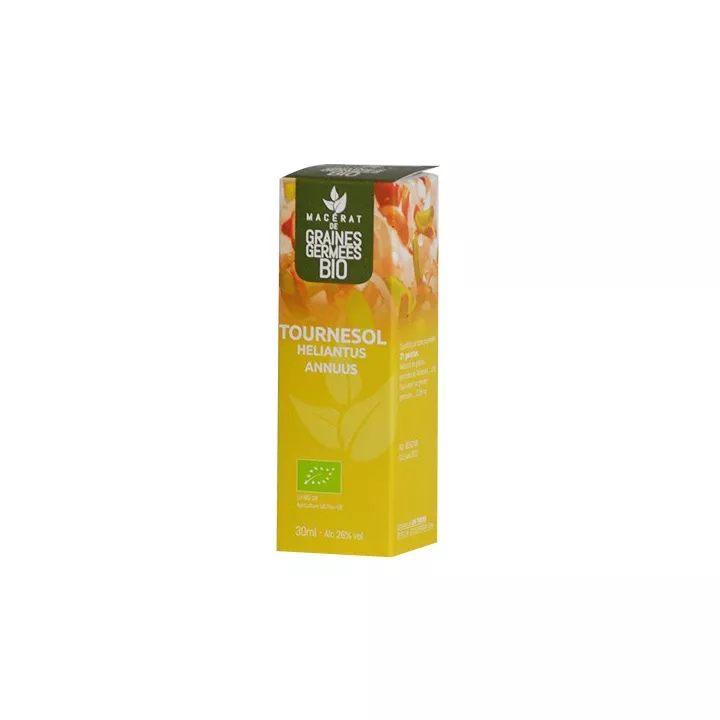 El Dr. Theiss Organic Sunflower Macerate brotó las semillas 30ml