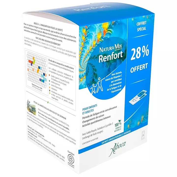 Aboca Natura Mix Advanced Renfort Fatiga passagère 28 bolsitas