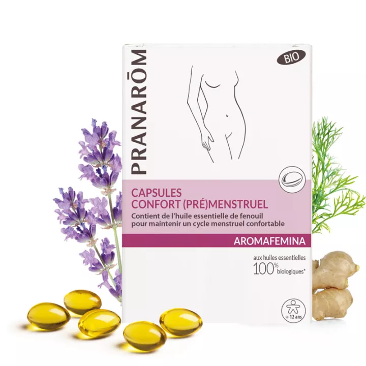 AROMAFEMINA prämenstruellen Komfort Bio 30 Kapseln