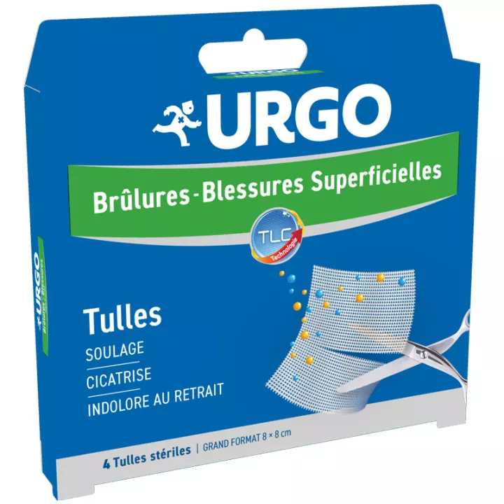 URGO BURNS WUNDEN Fläche 6 tulles KLEINE