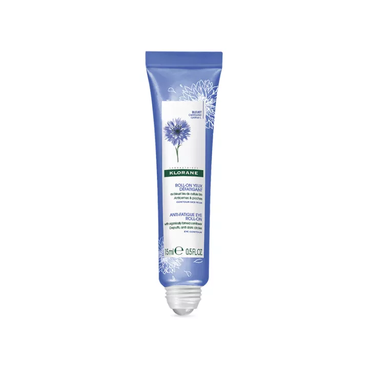 KLORANE Bleuet crème défatigante yeux roll-on 15 ml