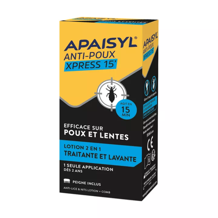 Apaisyl Xpress Anti Poux et Lentes