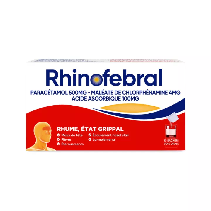 Rhinofebral Cold Flu State 8 Beutel