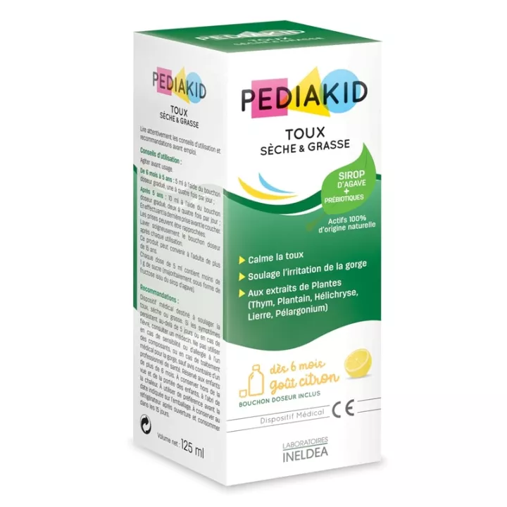 Pediakid Syrup Child Tosse seca ou Grasse Ineldea