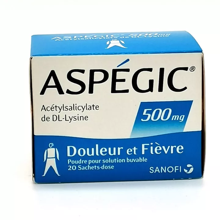 Aspegic 20 PAQUETES DE 500MG