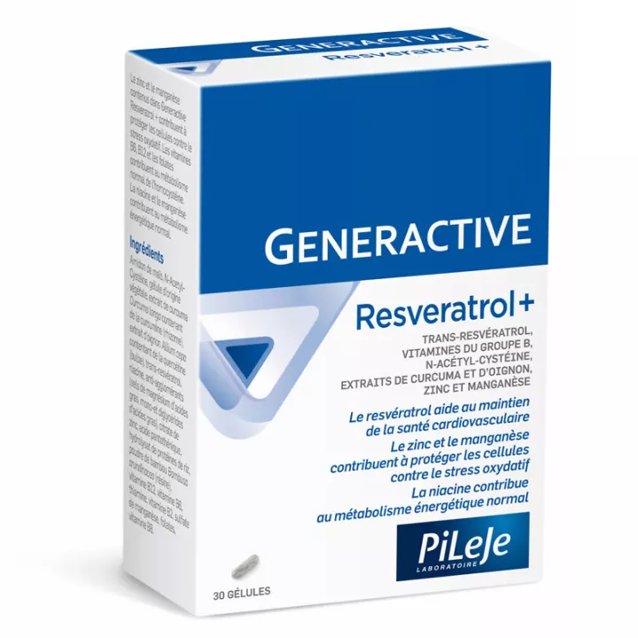 PILEJE GENERACTIV resveratrol + 30 CÁPSULAS