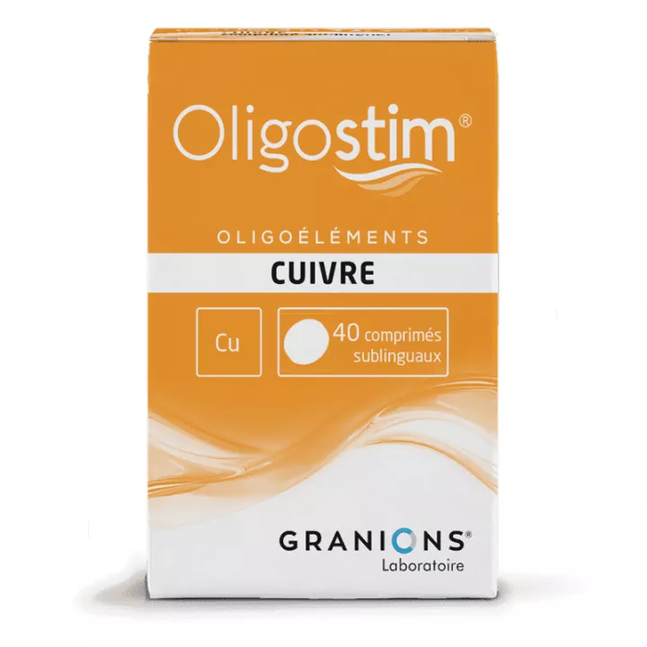Granions Oligostim Cuivre Cu 40 tablets 