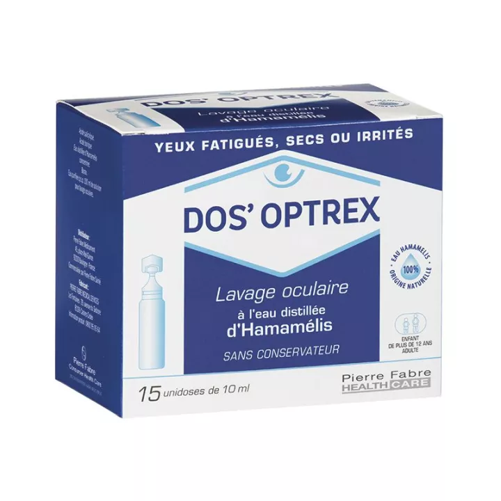 Dos'Optrex oogspoeling 15 doses