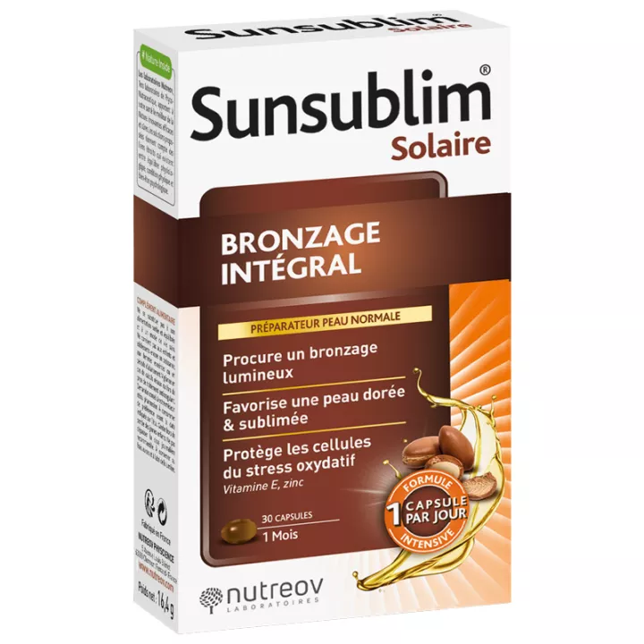 Nutreov Sunsublim Bronceado Integral 30 cápsulas