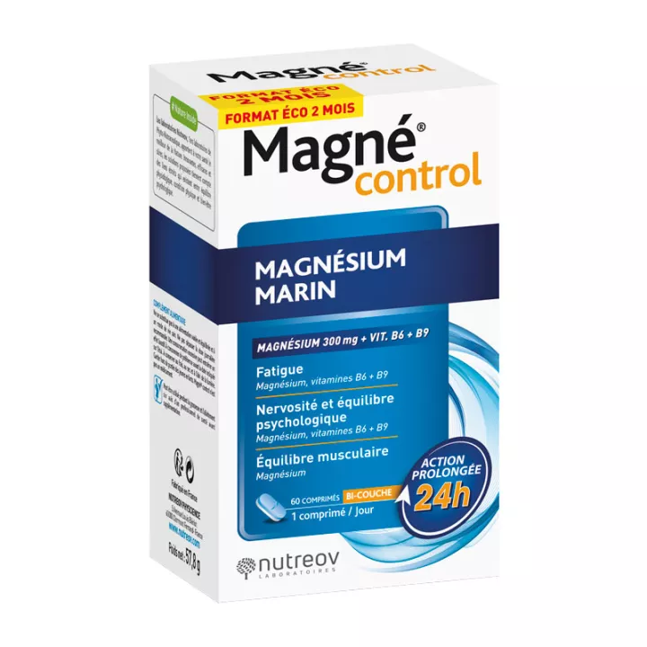 Magné Control Magnésium Marin 60 Comprimés Nutréov