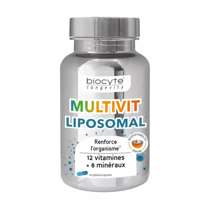 Bioste longevidad liposomal multivitamínico 60 cápsulas