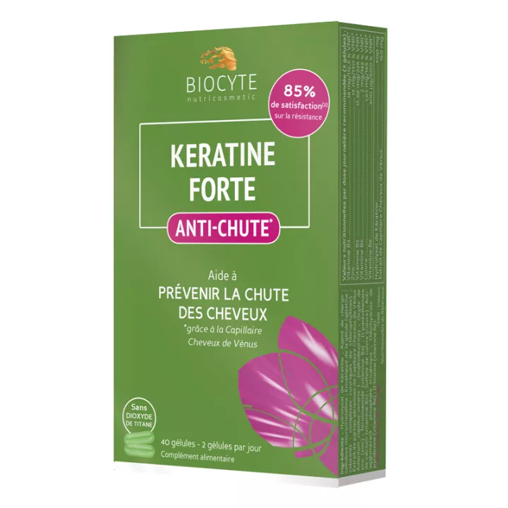 KERATINE FORTE Biocyte anticaída 40 cápsulas