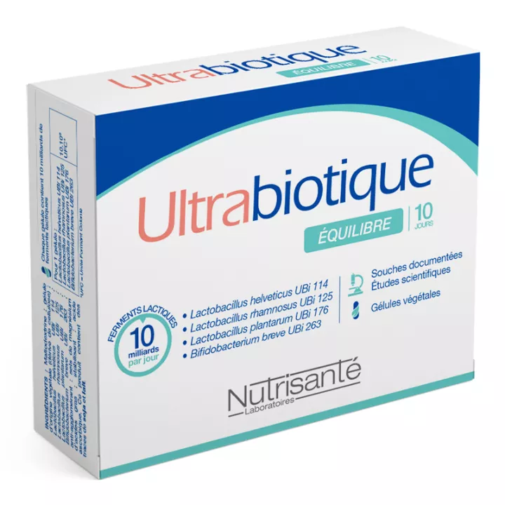 ULTRABIOTIQUE Équilibre Flore Intestinale Gélules Probiotique