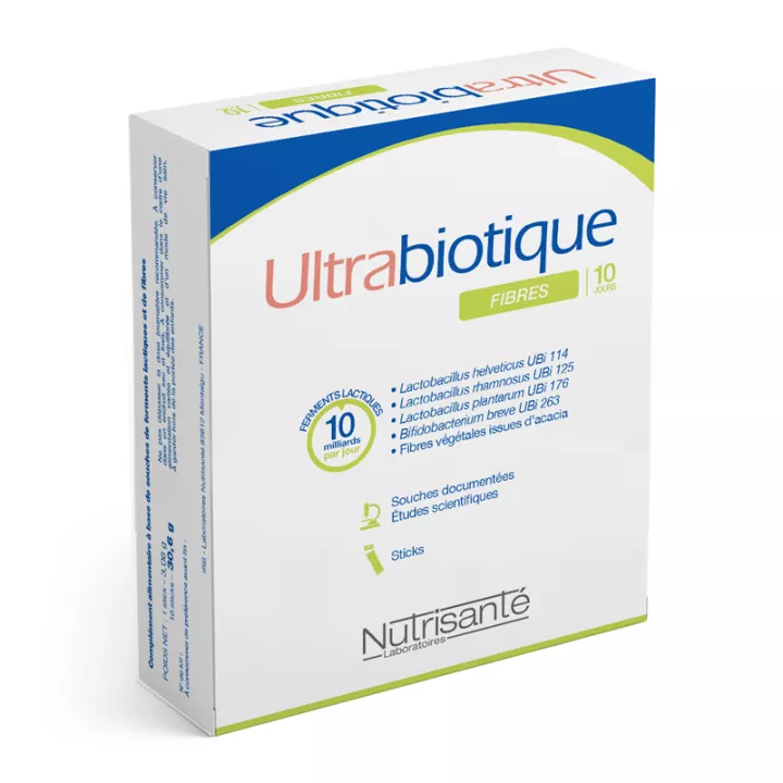 Ultrabiotique FIBRES 10 sticks