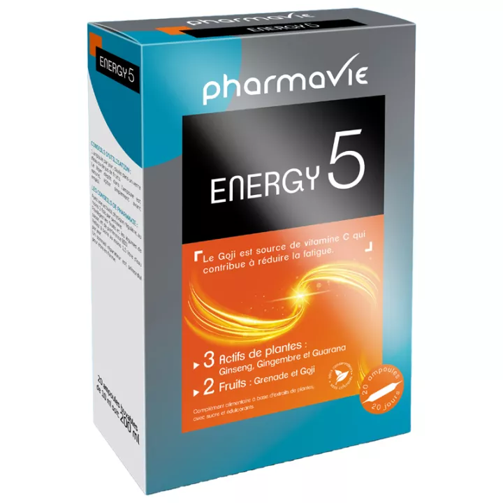 Pharmavie Energy 5 20 injectieflacons