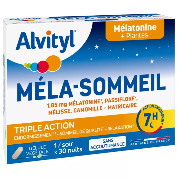 Mela-Sleep Melatonin Complex Govital 30 Capsules