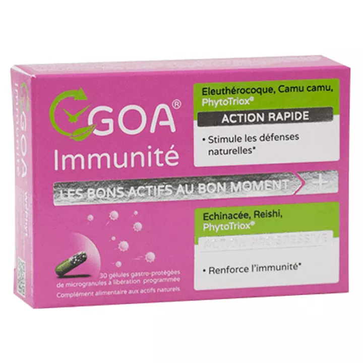 GOA Immunité Défenses naturelles 30 gélules WePhyt