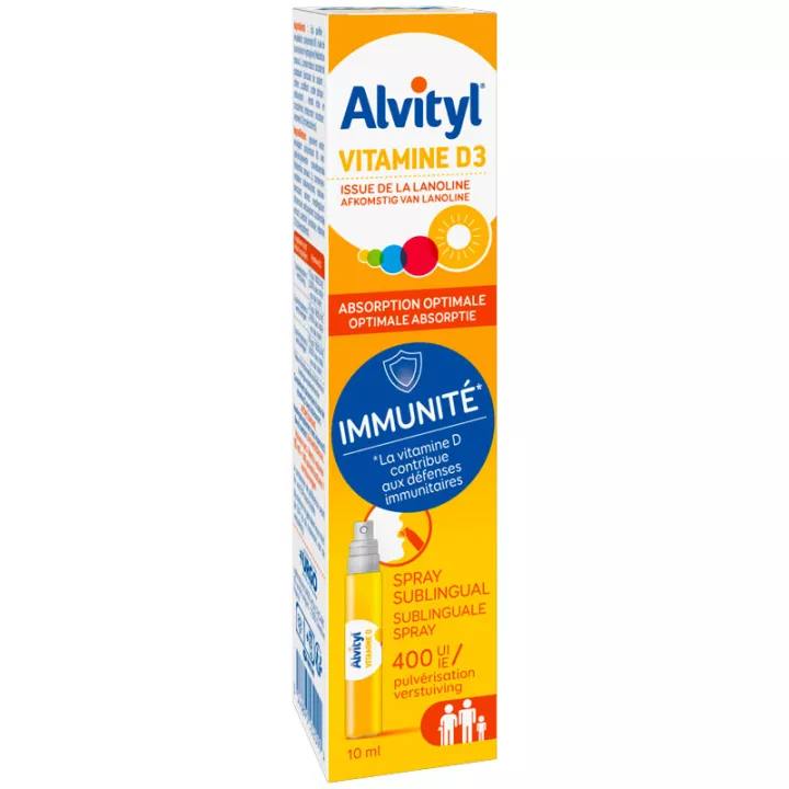 ALVITYL Vitamine D3 spray sublingual 10 ml