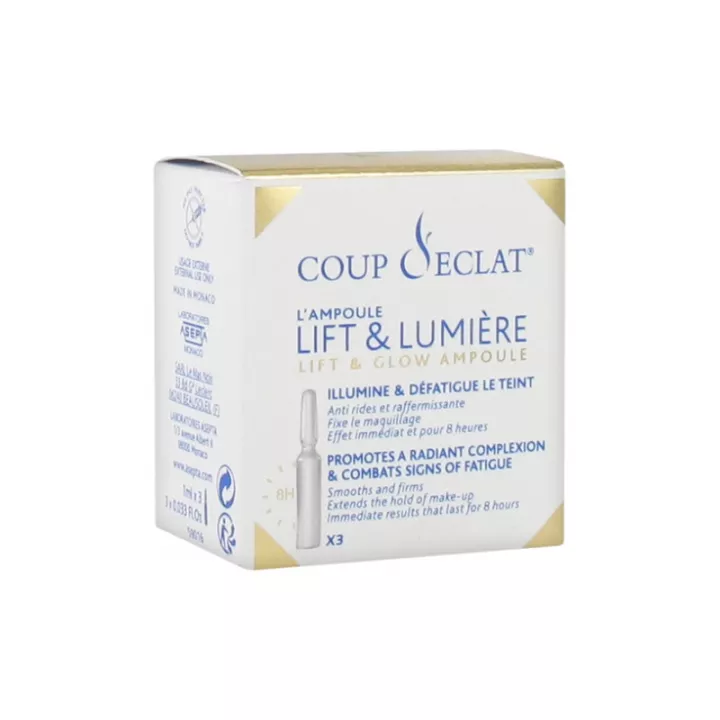 Golpe de ECLAT LÂMPADA DE ELEVAÇÃO 3X1ML