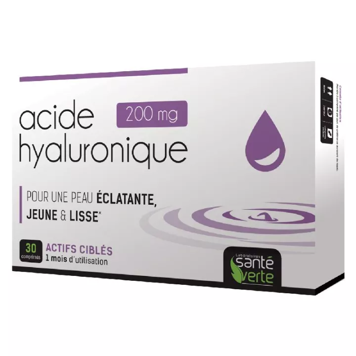 Hyaluronic Acid Green Health 30 Tablets