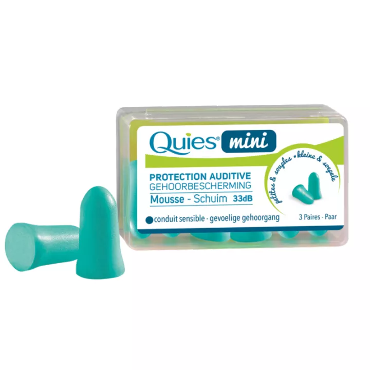 QUIES Protection auditive mousse mini boîte de 6