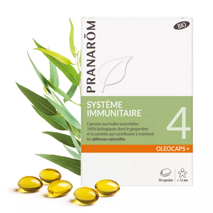 Pranarôm OLEOCAPS 4 BIO Immuunsysteem (natuurlijke afweer) 30 CAPSULES