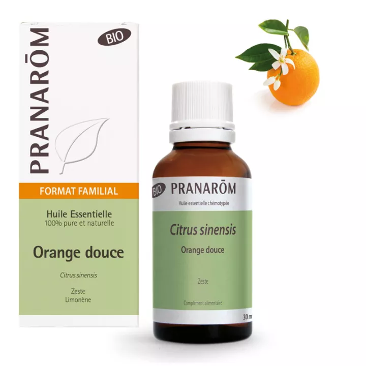 Pranarom Óleo Essencial Orgânico de Laranja Doce